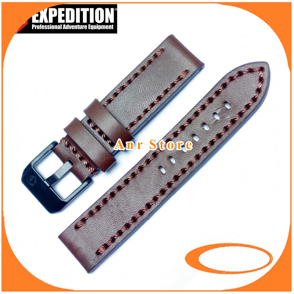 Strap Tali Jam Tangan Expeditrion Origtinal Oem 22 mm 24 mm Buckle Hitam