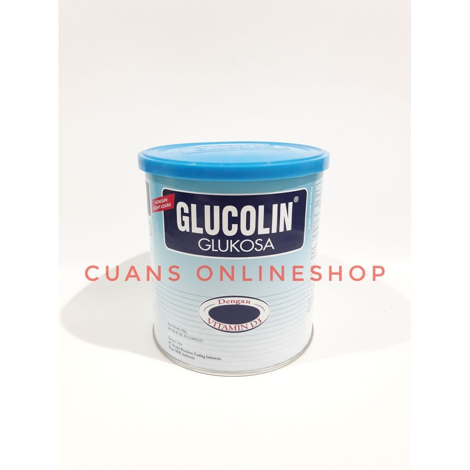

Glucolin Glukosa Kaleng 420 Gram Gula Anggur Kedap Udara