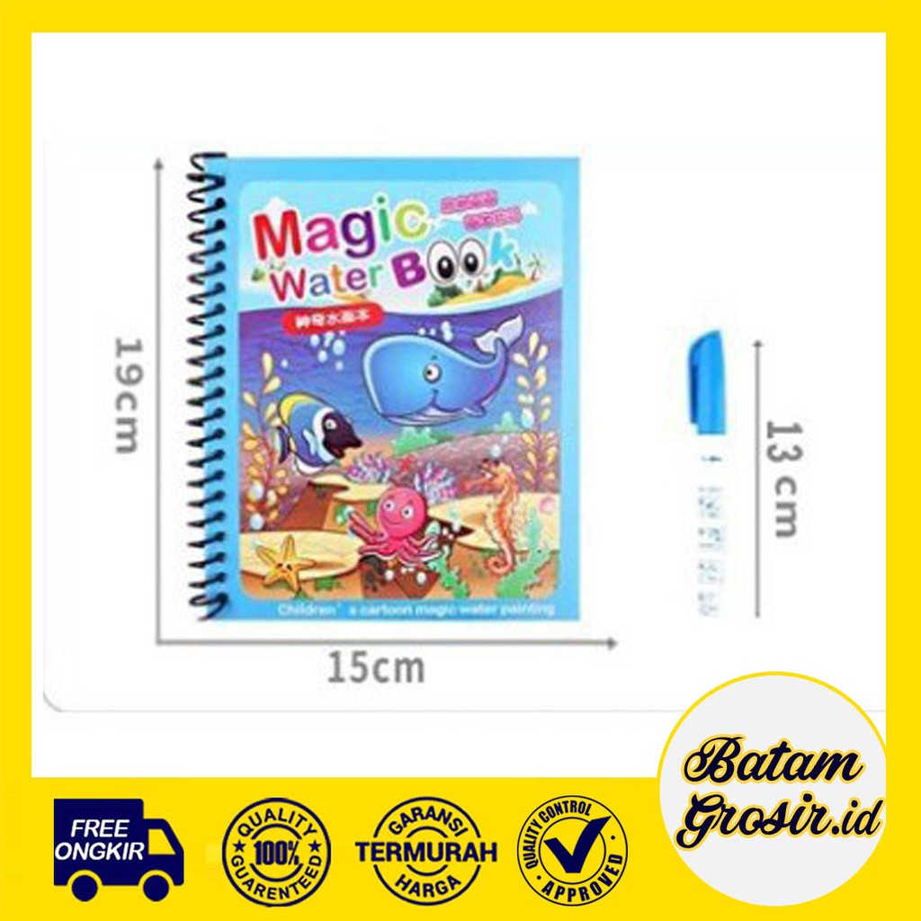 BATAMGROSIR.ID | MAGIC WATER BOOK / BUKU GAMBAR / BUKU ...