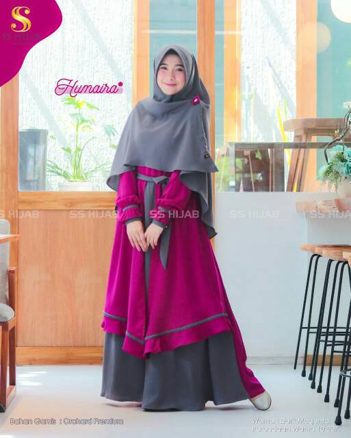 GAMIS SYARI HUMAIRAH BY SS HIJAB