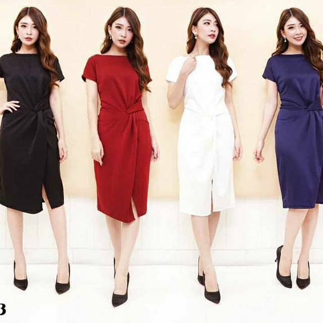 Mini dress scuba korea