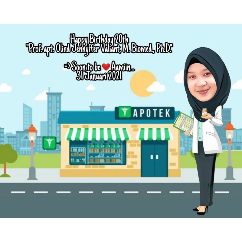 

Desain Karikatur Profesi Kartun Lucu Sketsa Wajah Murah Edit Foto Jadi Kartun Hadiah Spesial Kado