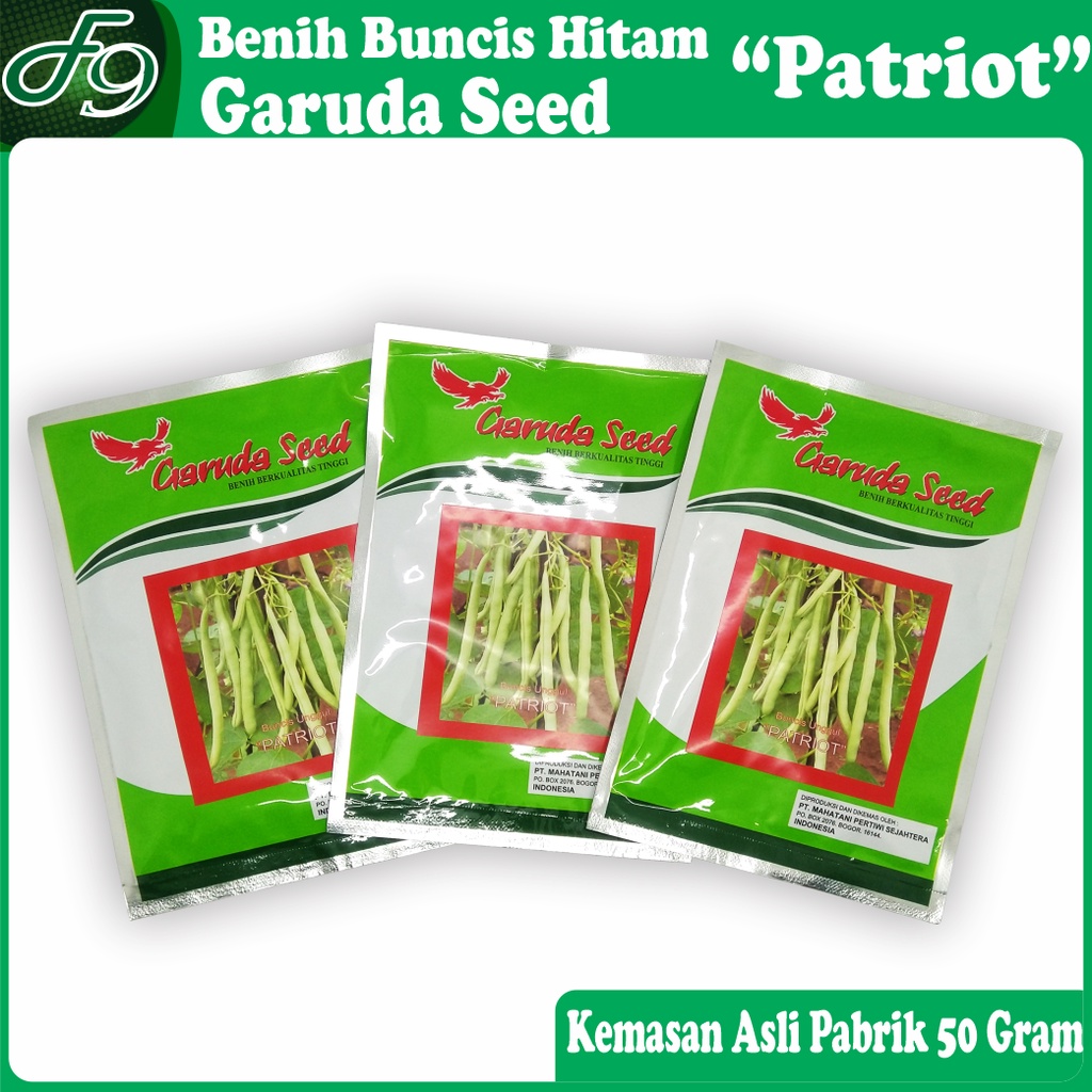 Benih Buncis Hitam Unggul Patriot Garuda Seed 50 Gram