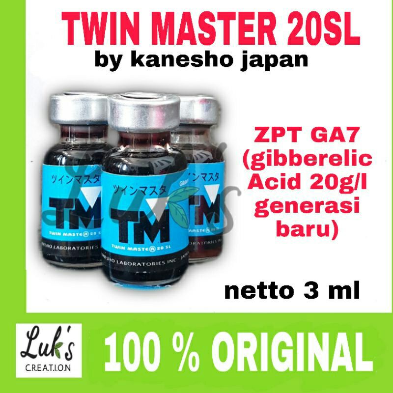 TM TWIN MASTER ZPT GA by kanesho japan gibberelic acid asam giberelin