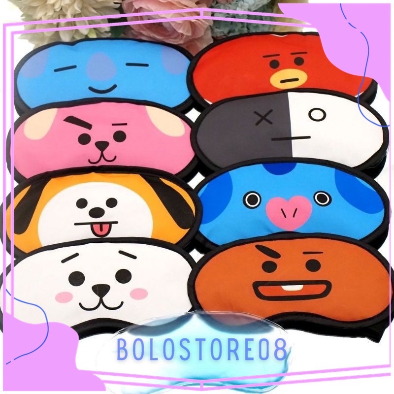 [BTS] Penutup Mata BTS Karakter Cooling Gel