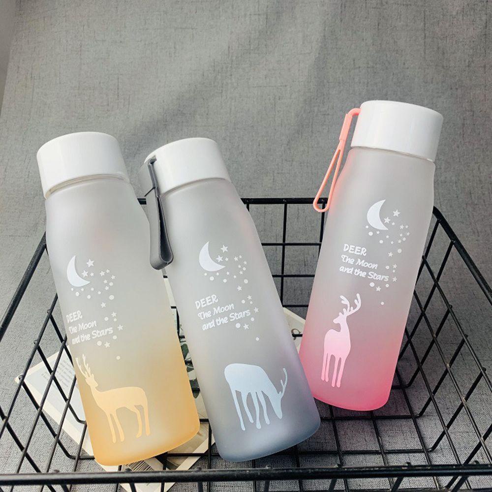 Preva 560ml Botol Air Plastik Portable Travel Anti Jatuh Fitness Olahraga Outdoor