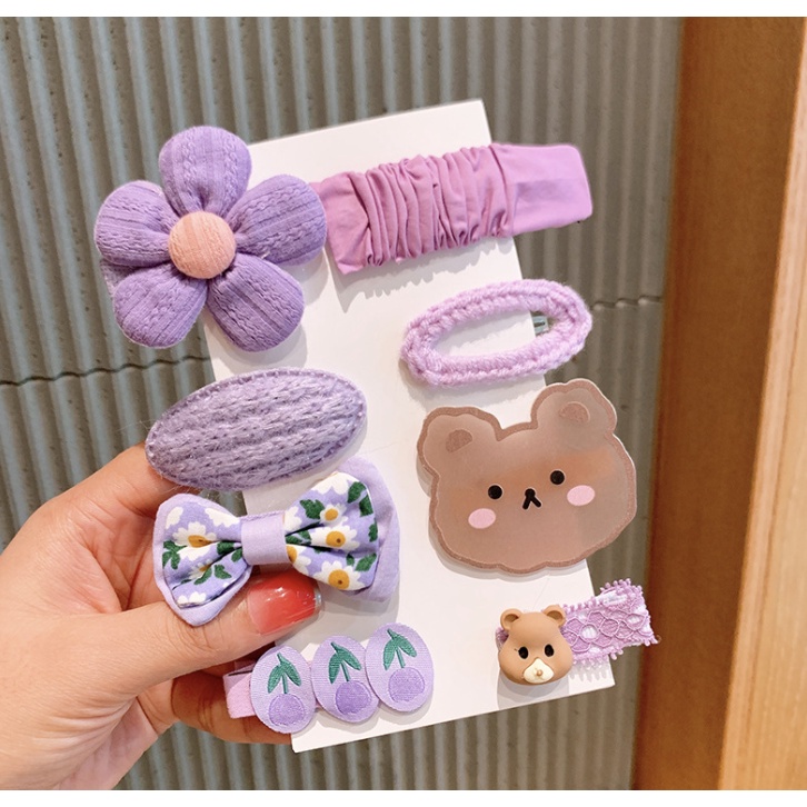 babyfit jepit rambut korea 8in1 CRUDTZ PIN hairpin anak perempuan sk-j18