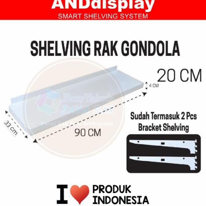 TATAKAN / SHELVING + BREKET RAK MINIMARKET