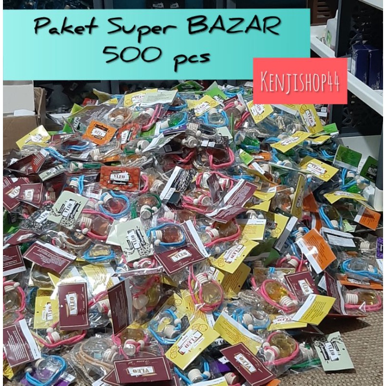 paket bazar parfum mobil dan ruangan vleo scent per 500 pcs