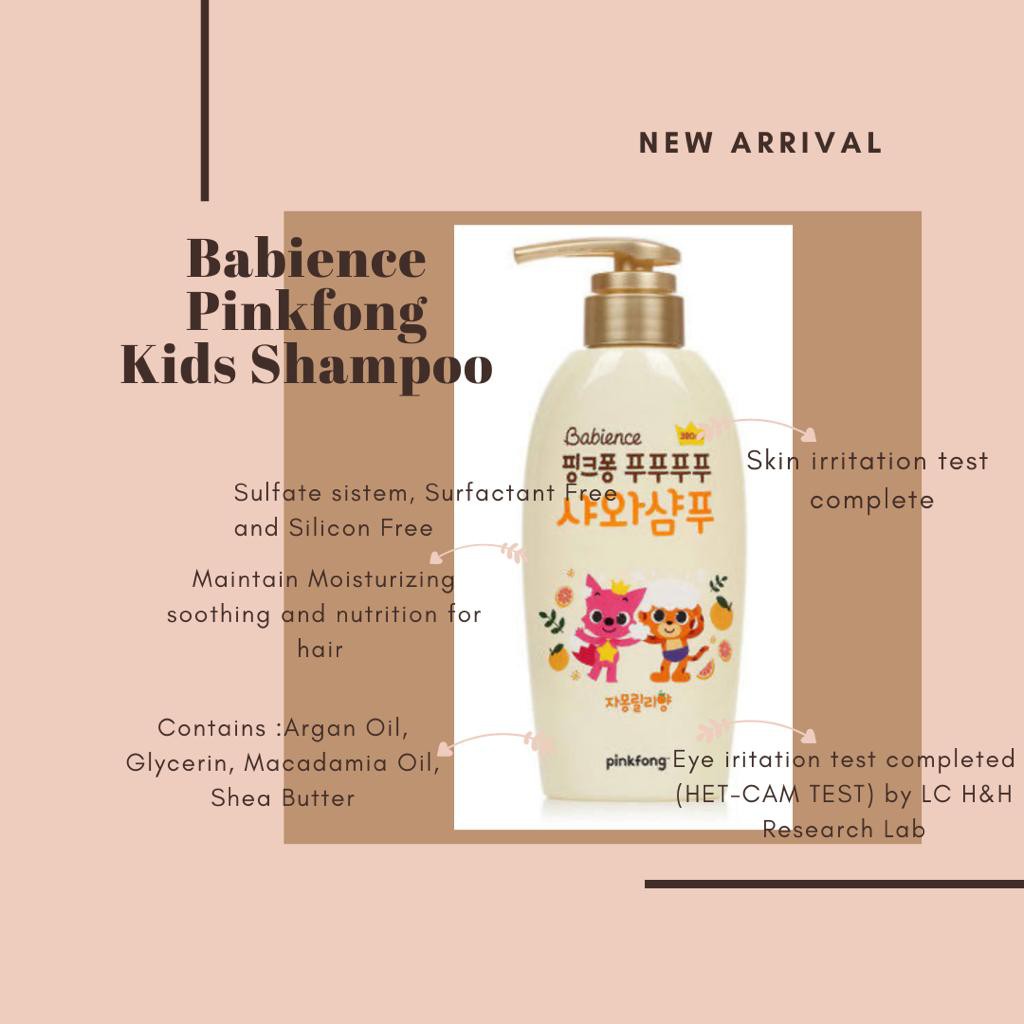 BABIENCE SHAMPOO PINKFONG 380ML / SHAMPOO