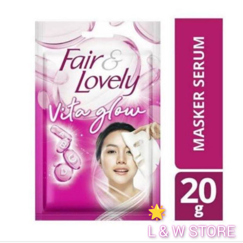 FAIR &amp; LOVELY Multivitamin Serum Sheet Masker/Masker Wajah