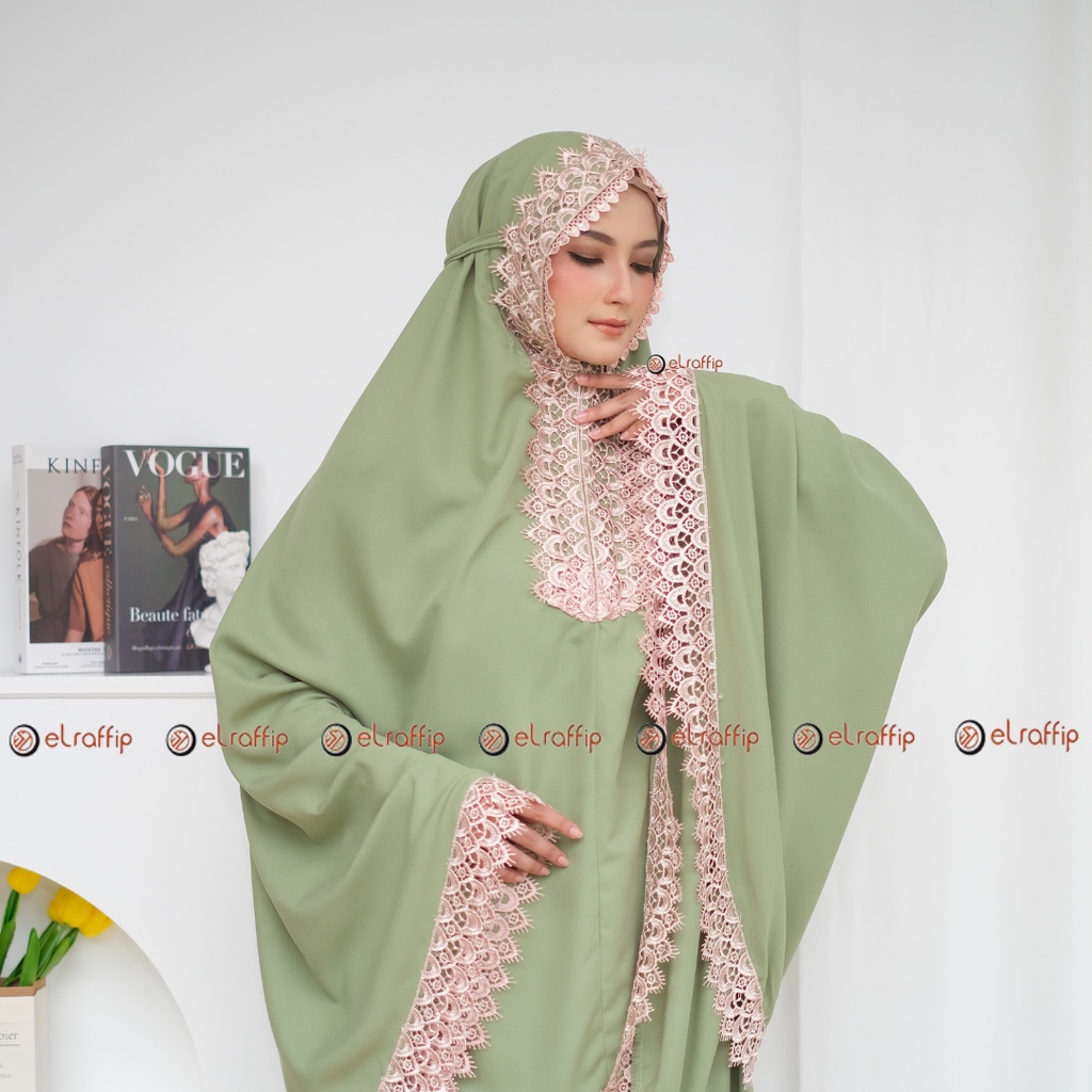 Mukena Dewasa 2 in 1 Katun Renda NadillaSeries