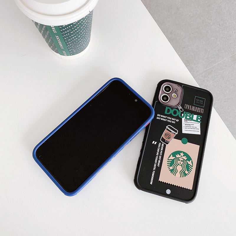 Soft Case Desain Starbucks Mcdonald 's Dapat Dilepas Untuk Iphone 11 Pro Max 7 8 Plus X Xr Xs Max Se2020