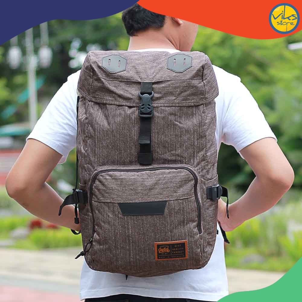 Tas Punggung Backpack Pria Cowok Tas Ransel  Casual Kerja Sekolah Masuk Laptop Kuliah Distro Premium Inficlo