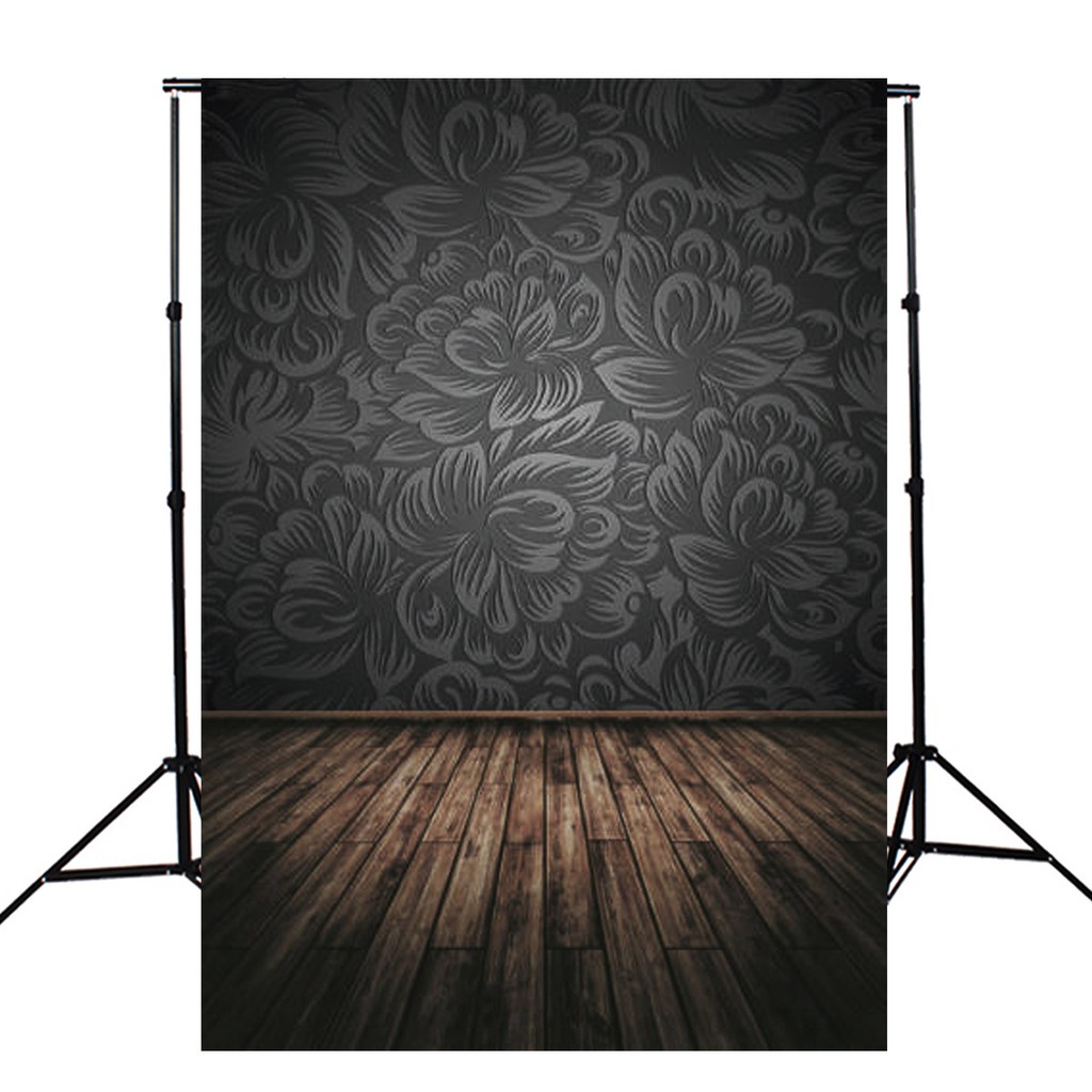 Backdrop Background Motif Dinding Kayu Gaya Damask Warna Hitam Ukuran 5x7ft Untuk Studio Foto Eb Shopee Indonesia