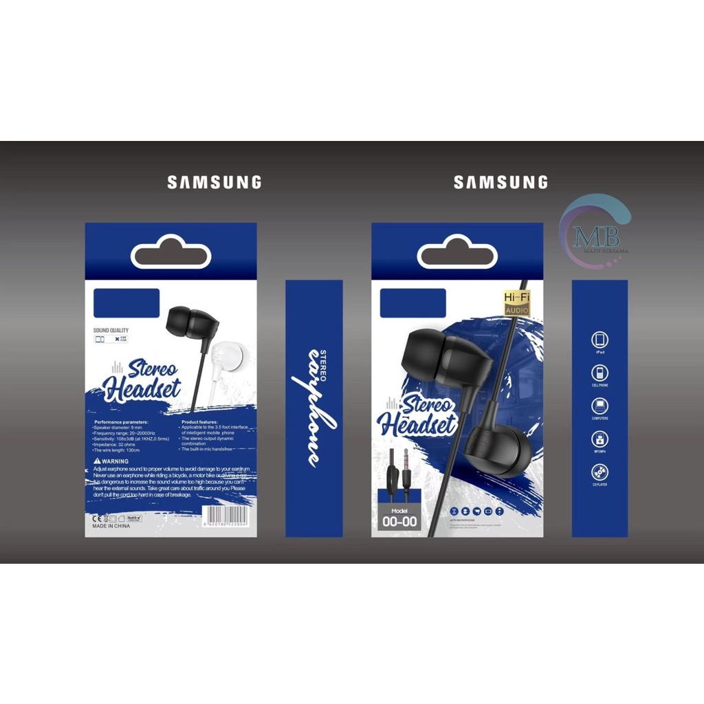 Headset hf earphone i99 super extra bass for all type MB3521