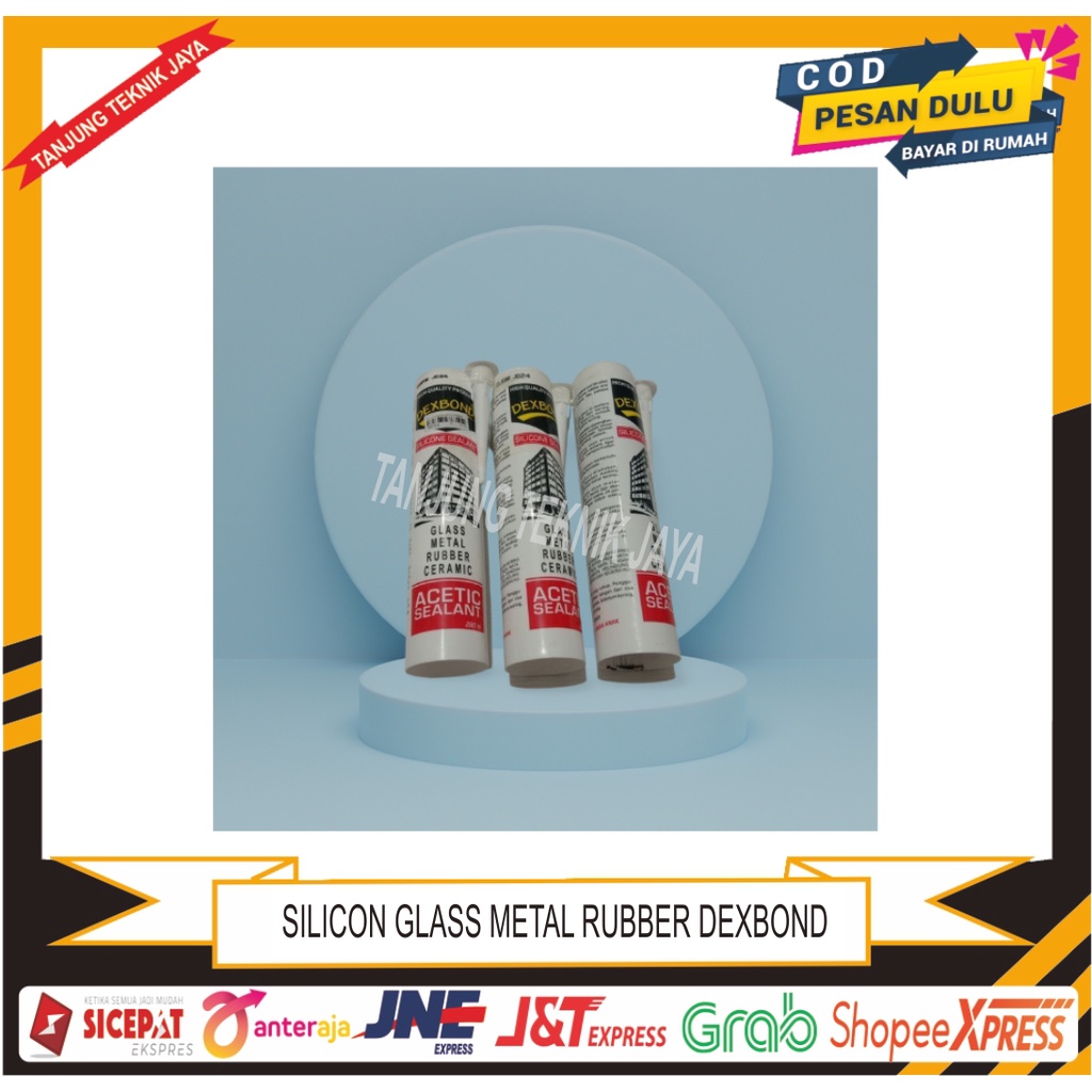 

LEM KACA SILICONE SEALANT 280ML WARNA WHITE BLACK, CLEAR