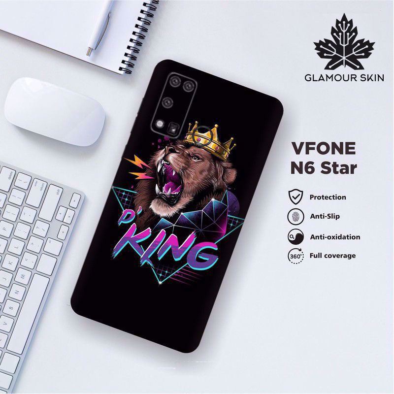 *(Dapat2PCS)* VFONE N6 STAR Garskin Case/Stiker Protector Motif KING