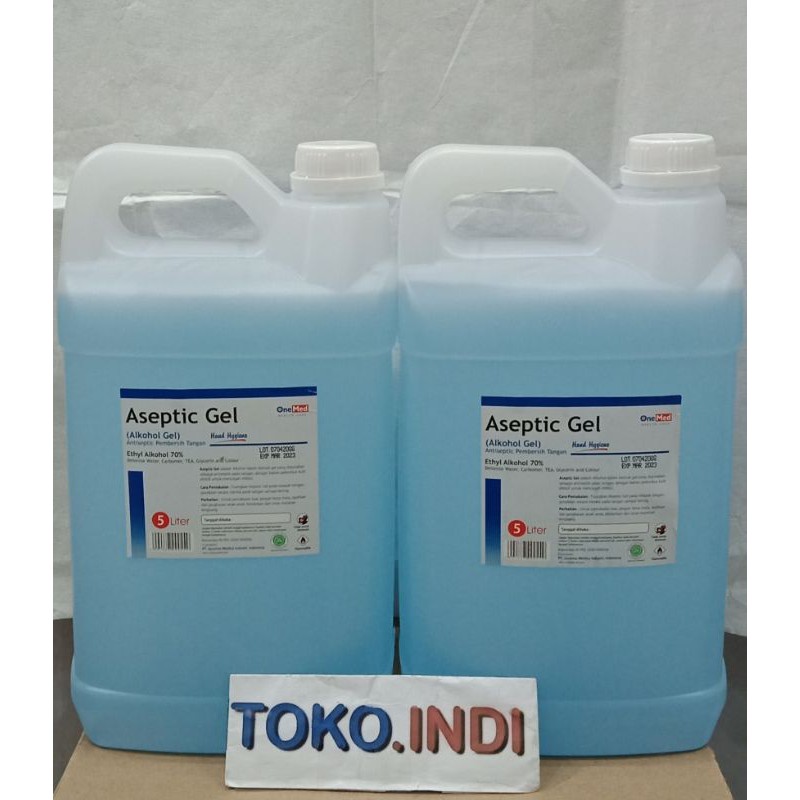 Aseptic gel 5 liter onemed / Handsanitizer gel