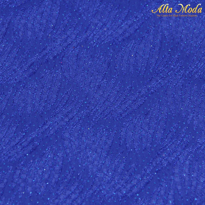 

Alta Moda Saten Jacquard Lurex Biru (1M)