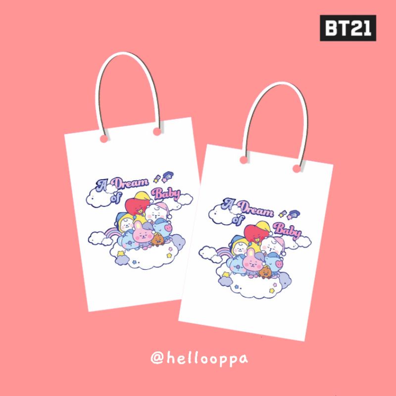 

Paper Bag BTS Karakter Tata Chimmy Cooky Koya Rj Mang Shooky
