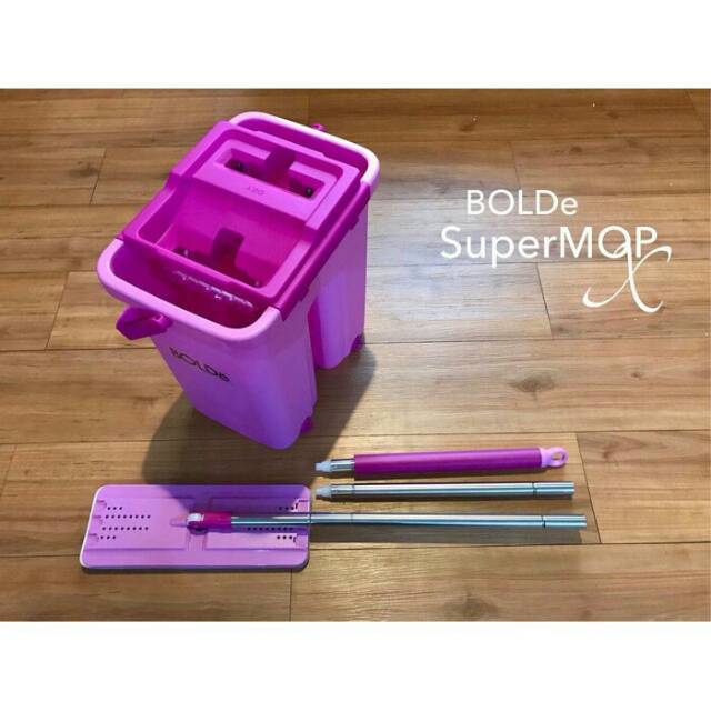 BOLDe ALAT PEL LANTAI SUPER MOP X - Alat Pel Peras dan Bilas Sistem Flat