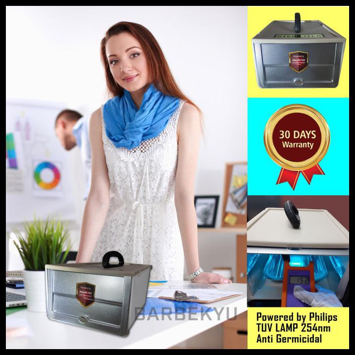 ULTRAVIOLET UV-C STERILIZER BOX UNTUK MASKER / HANDPHONE - box kecil