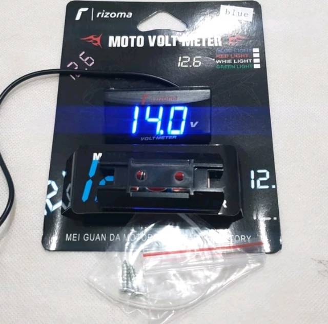 voltmeter rizoma original waterproof