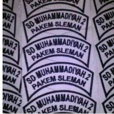 

COD BADGE BORDIR ALAMAT SEKOLAH | EMBLEM IDENTITAS LOKASI SEKOLAH