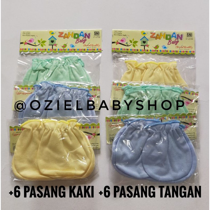 sarung tangan kaki bayi SNI