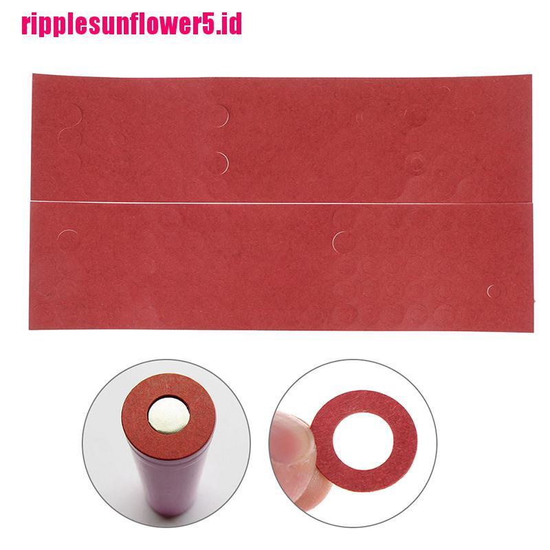 200pcs ring insulator Baterai 18650 Bahan Kardus Dengan Perekat