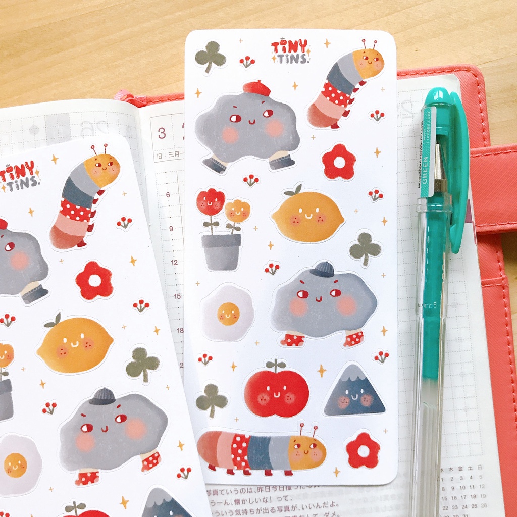 

Tiny Tins | Sticker / Deco Sticker/ Mini Sticker - Didi & Friends