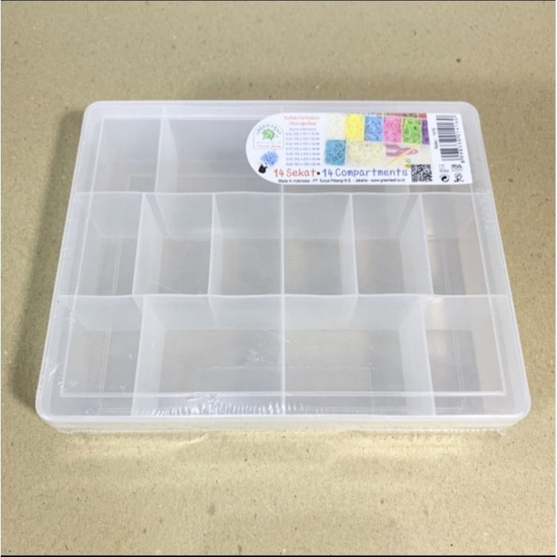 Jual Kotak Perkakas Sekat Storage Box Plastik Baut Mur Jahit Reiko Shopee Indonesia