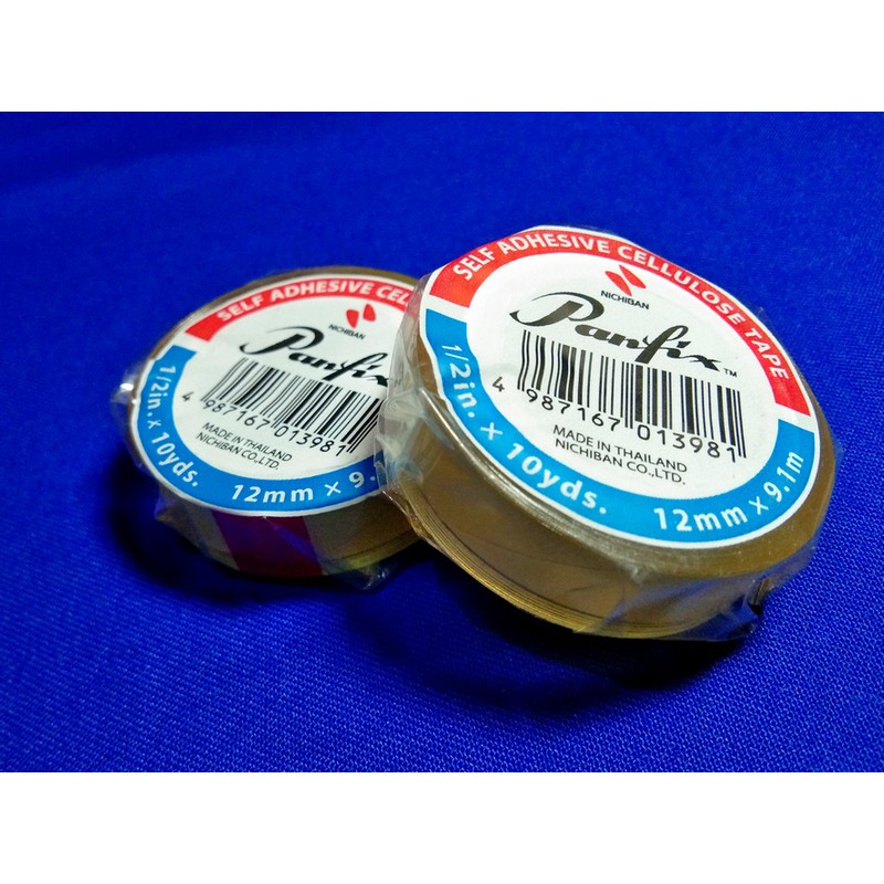 

Panfix Cellulose Tape 1/2"x 10 Yards ( 2 Pcs / 2 Roll )