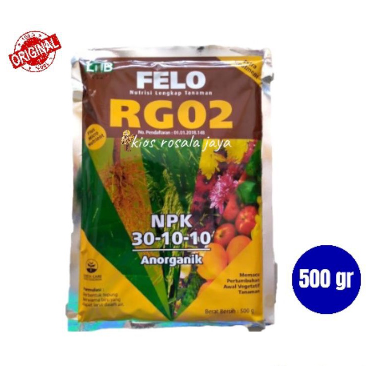 Felo RG02 30-10-10 Pupuk dan Nutrisi Tanaman 500 gr