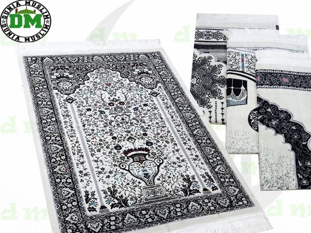 Sajadah Turki Turkiye Turkey Tebal Halus Benang Lurex