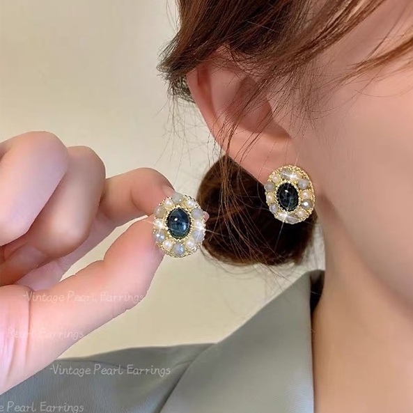 Versi Korea Indah Anting Pejantan2023Fashion Baru Anting Wanita Mutiara Anting Aksesoris