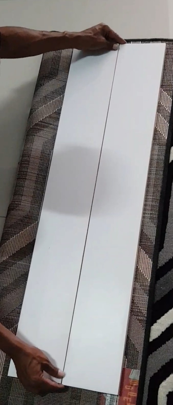 (100x14x3)rak Dinding Minimalis 1 Set Dapat 2 Pcs