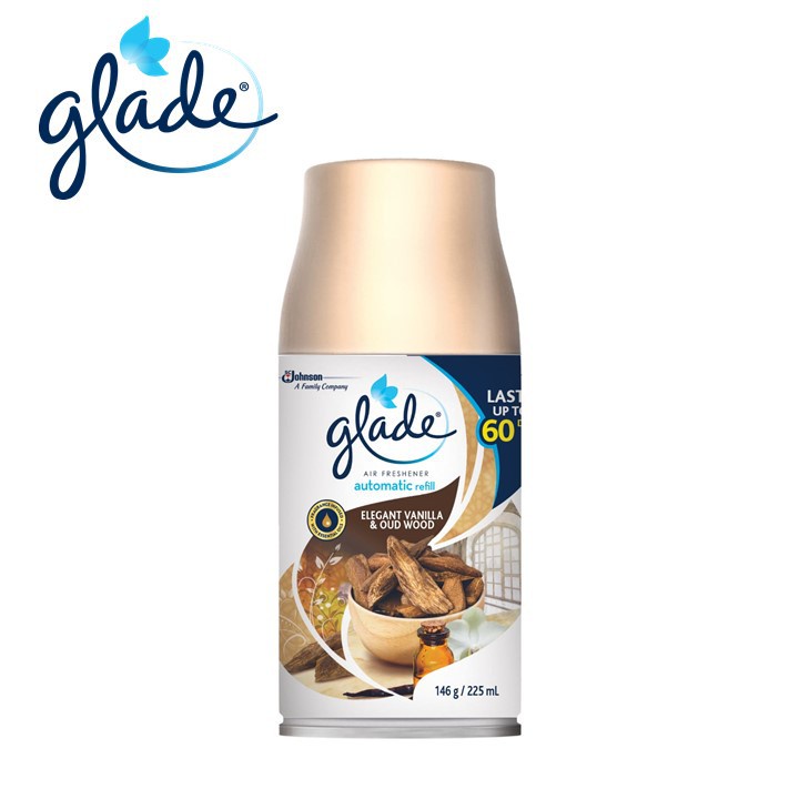 Glade Automatic Refill Elegant Vanilla Oud Wood Pengharum Ruangan Glade