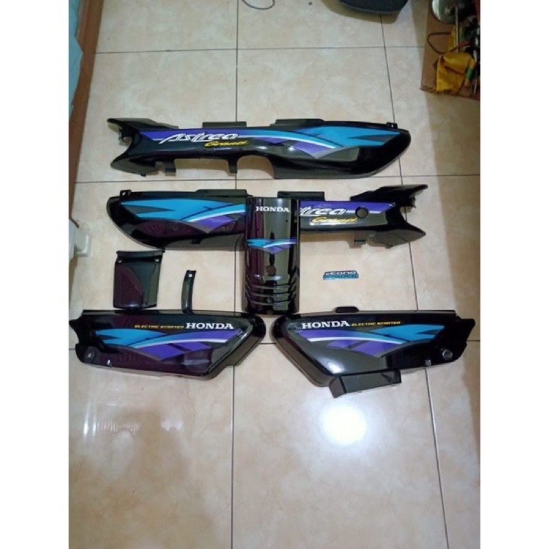 Cover body astrea grand sabit th 94-97 astrea honda grand sabit biru sabit