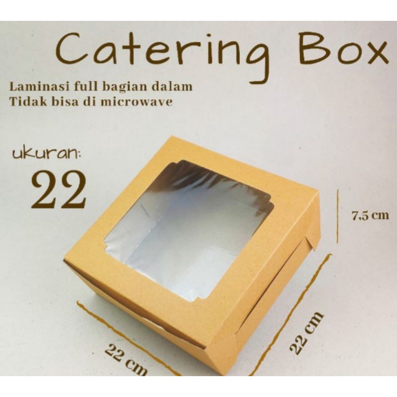 

Box Catering 1Pack Isi 20pc, Ready Stock Sameday Delivery Jogja