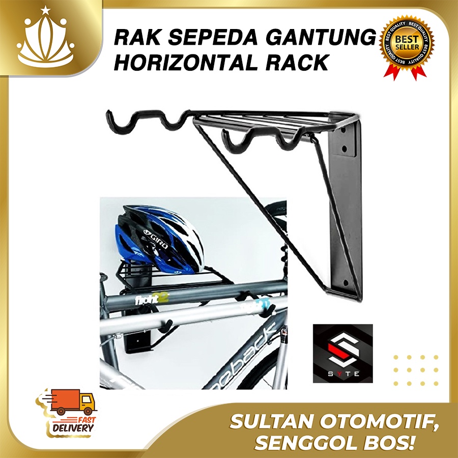 Rak Gantung Sepeda Dinding Tembok Horizontal Bike Rack SYTE ST-G322