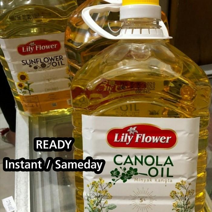 

Lily Flower Canola Oil 5L Minyak Kanola MURAH GOSEND only Berkualitas