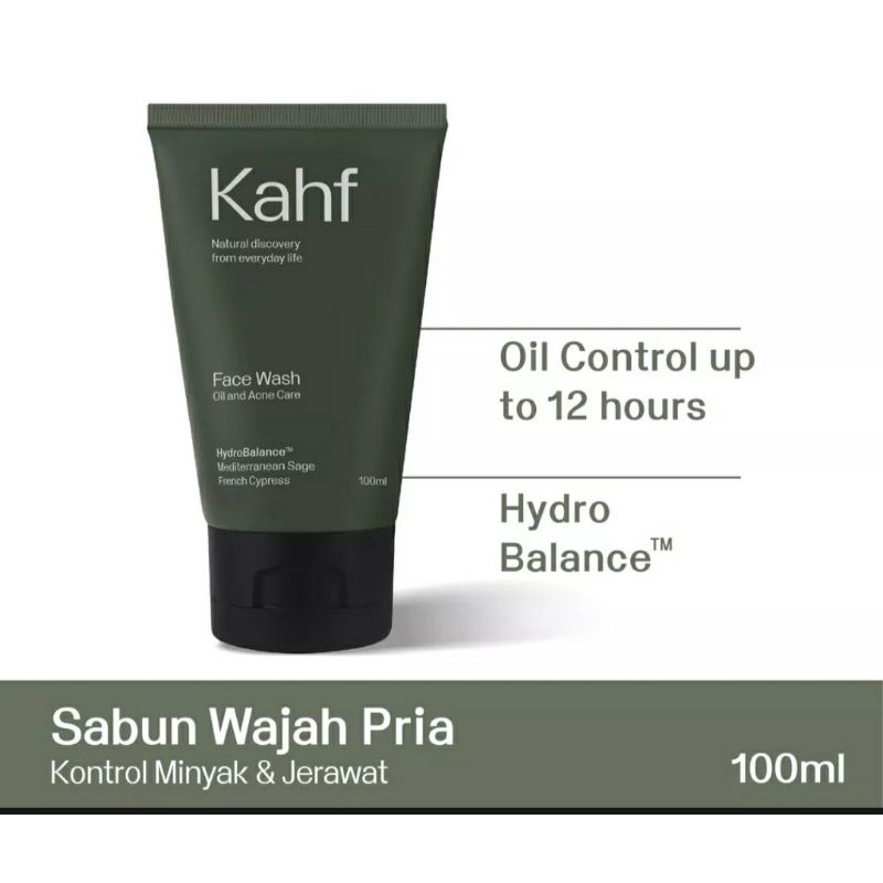 KAHF Skincare Cowok Halal face wash bodywash serum jengot