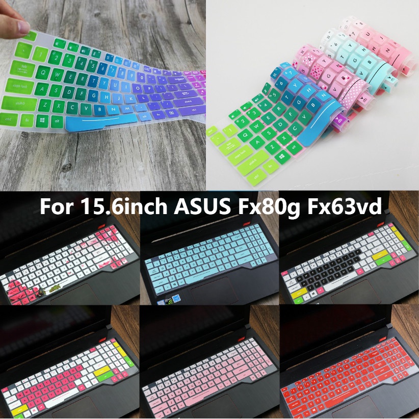 Ultra Thin Soft Silicone Material Keyboard Protective Cover For Asus Fx80G Fx63Vd 15.6&quot;