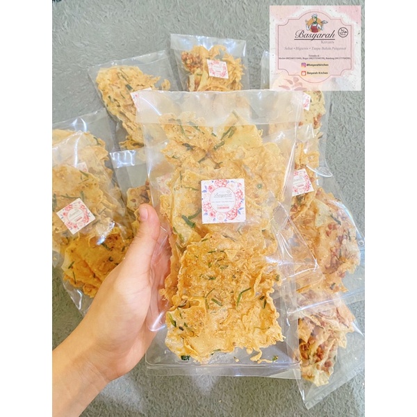 

50gr-250gr) Peyek / Rempeyek Udang Rebon Gurih & Renyah