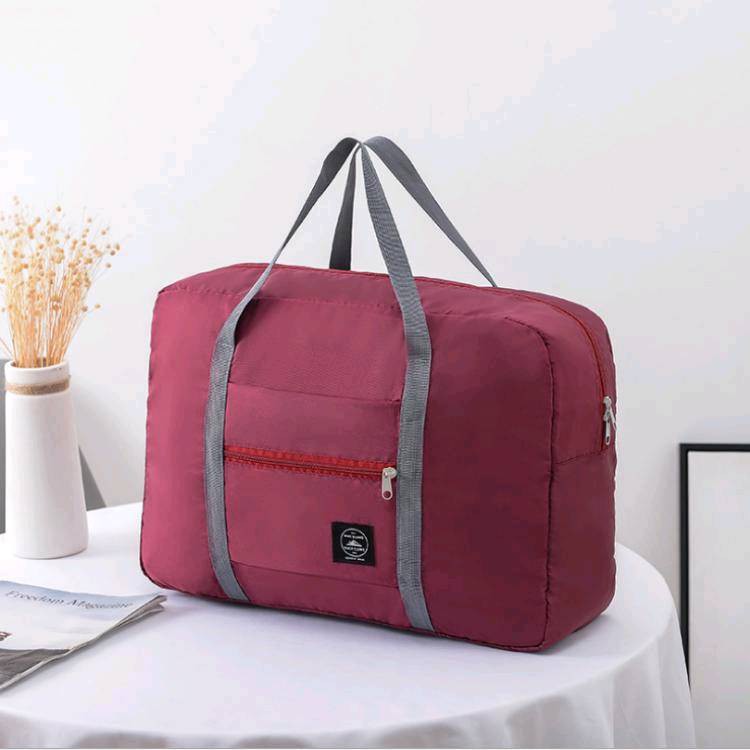 MOJI - TAs mudik Tas Travel / Travel Lipat Anti Air / Folding Bag Korea Bagasi Organizer / Tas Lipat Jinjing 32L / Tas Anti Air Termurah