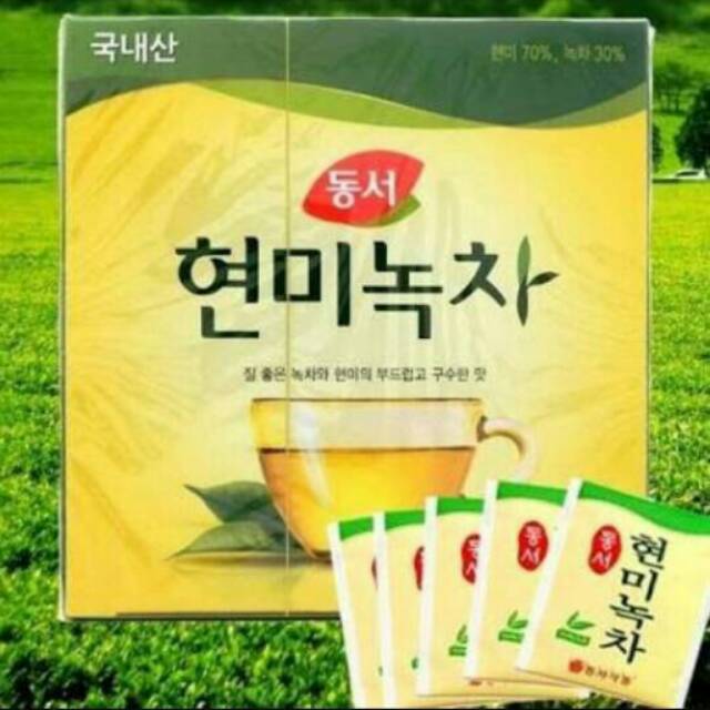 

Dong Won Dong Suh Korean Brown Rice Green Tea Teh Hijau Beras Merah Korea