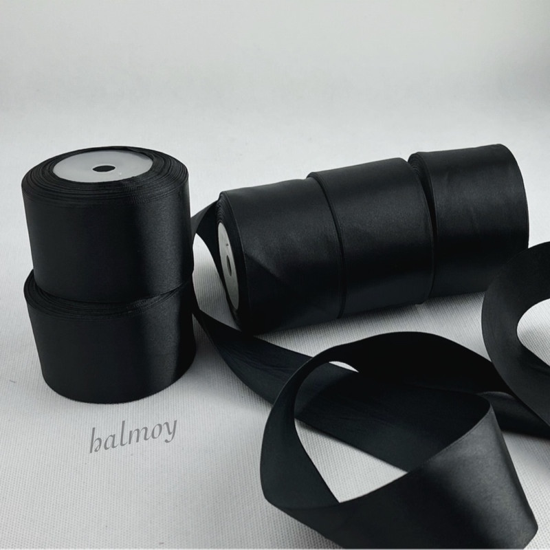 

PITA SATIN KAIN 2 INCI / 5 CM WARNA HITAM #039