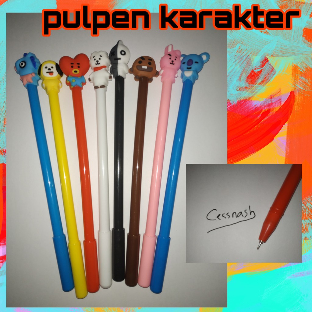

pulpen karakter BTS